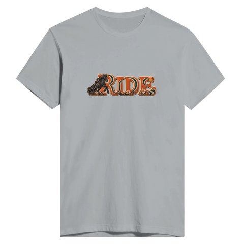 Ride – Friese im Retro-Orange – Herren-T-Shirt