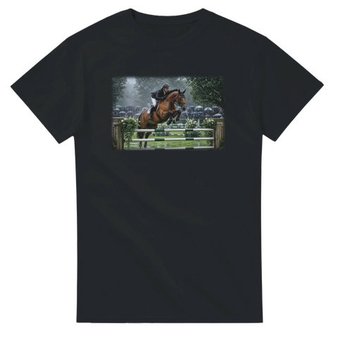 Sprung im Regen – T-Shirt