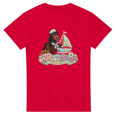 70 und auf Lieblingskurs – T-Shirt