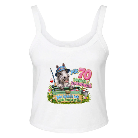 Mit 70 bleibt's spannend – Ripp-Tank-Top