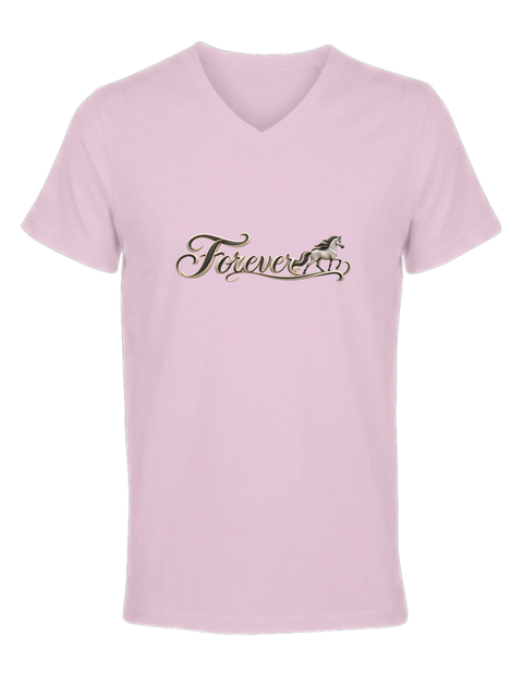 Forever – Schimmel im Trab – Damen-T-Shirt V-Ausschnitt