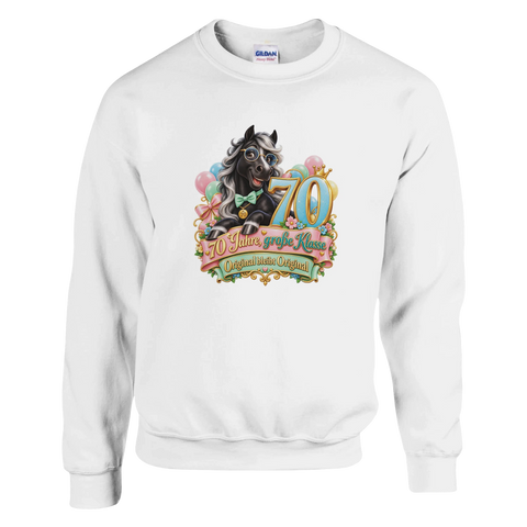 70 Jahre, große Klasse – Pullover