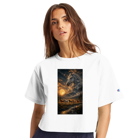 Mondnacht über der Talherde – Crop-Top