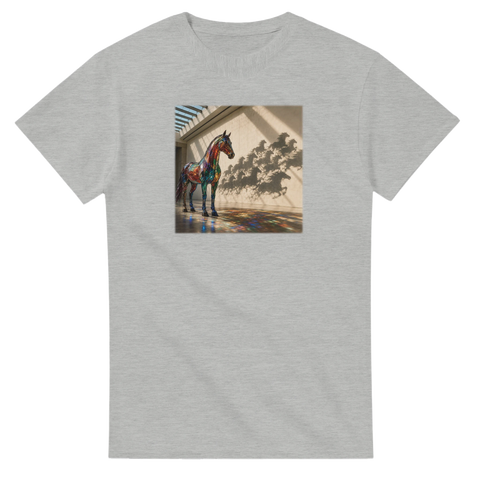 Glaspferd und Schattenherde – T-Shirt