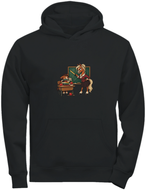 Lehrerin-Stute und Schüler – Kinder-Hoodie Tee Jays