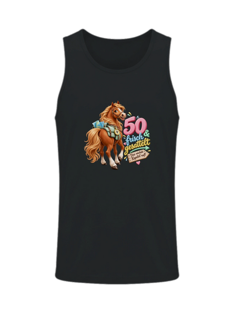 50 und frisch gesattelt – Herren-Tank-Top