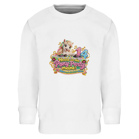 Heute ist die Pony-Party meine! (14 Jahre) – Kinder-Pullover