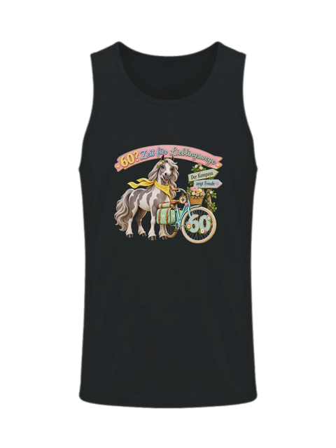 60? Zeit für Lieblingswege – Herren-Tank-Top