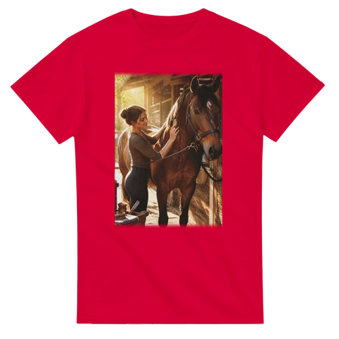 Glück ist Zeit im Stall – T-Shirt
