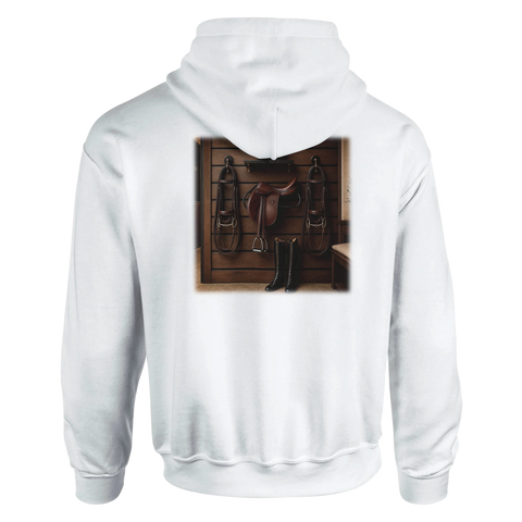 Edle Sattelkammer – Hoodie mit Rückendruck