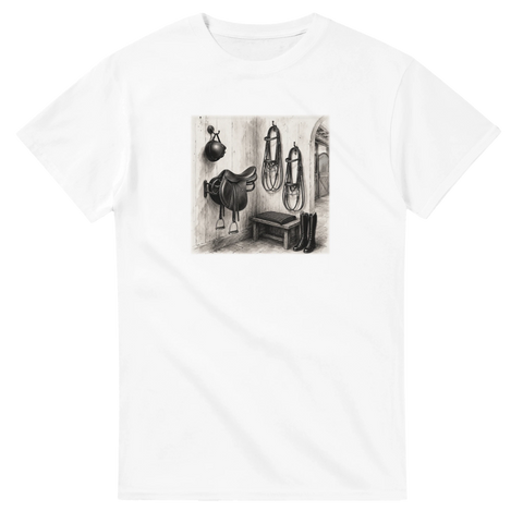 Sattelkammer als Aquarell – T-Shirt