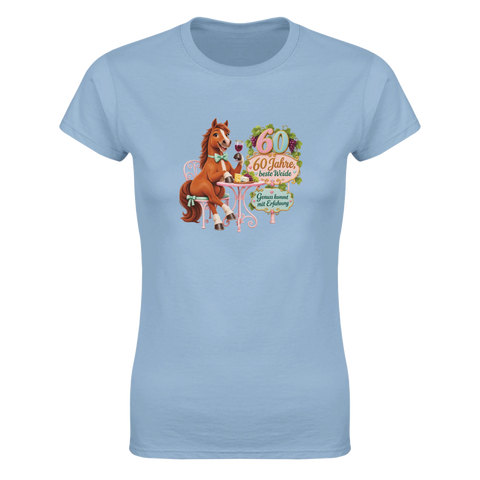 60 Jahre, beste Weide – Damen-T-Shirt
