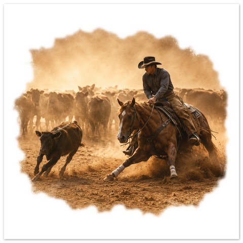 Cutting in der Arena – Poster