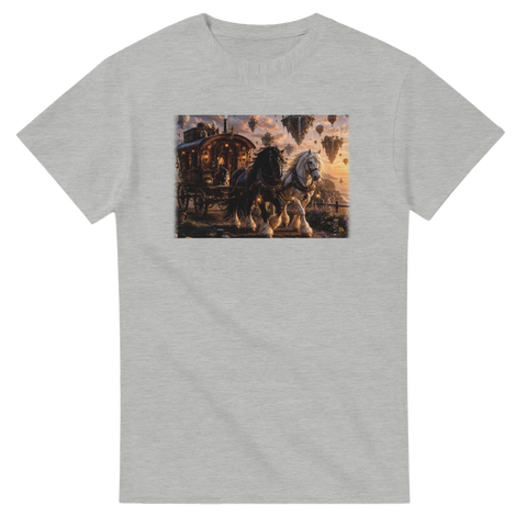 Zauberwagen über den Wolken – T-Shirt