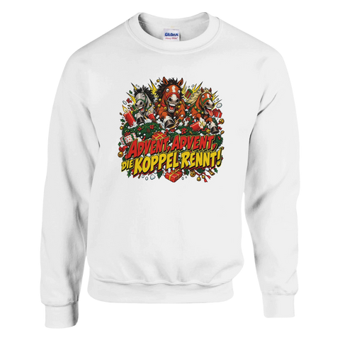 Advent, Advent, die Koppel rennt! – Pullover
