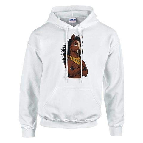 Harter Cowboy mit verschränkten Armen – Hoodie