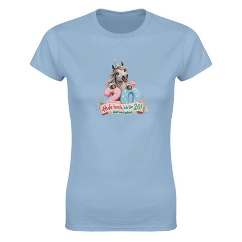 Hufe hoch, ich bin 20! – Damen-T-Shirt