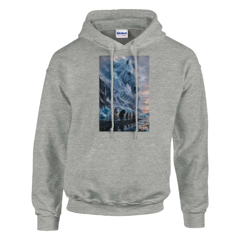 Gletscherfjord der wandernden Herde – Hoodie