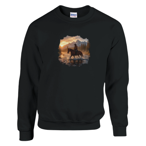 Durch den Fluss vor den Bergen – Pullover