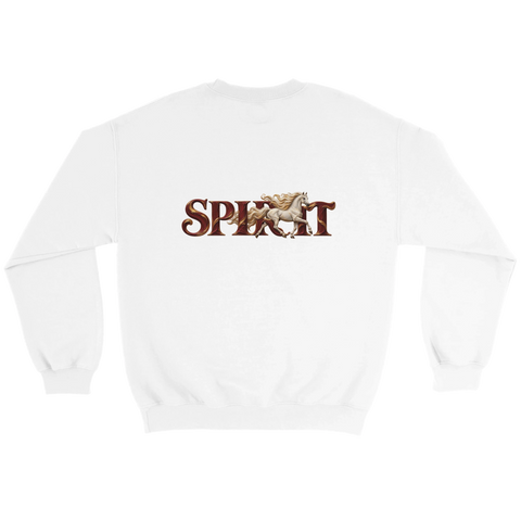 Spirit – Schimmel in Weinrot – Pullover mit Rückendruck