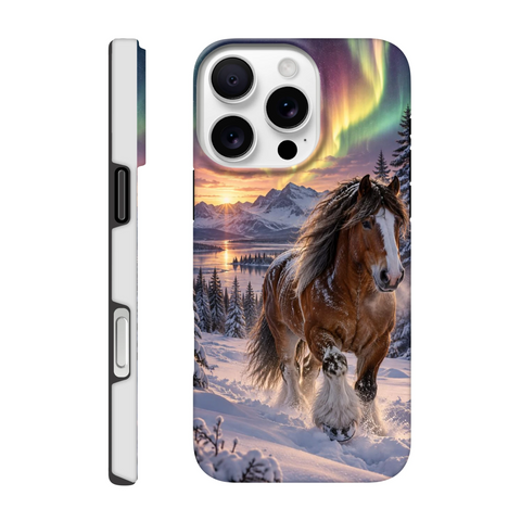 Kaltblut im Polarlichtschnee – Hartschale iPhone