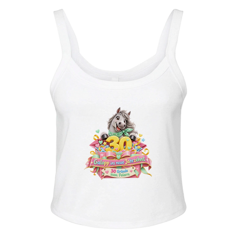 Galopp ins neue Jahrzehnt! – Ripp-Tank-Top