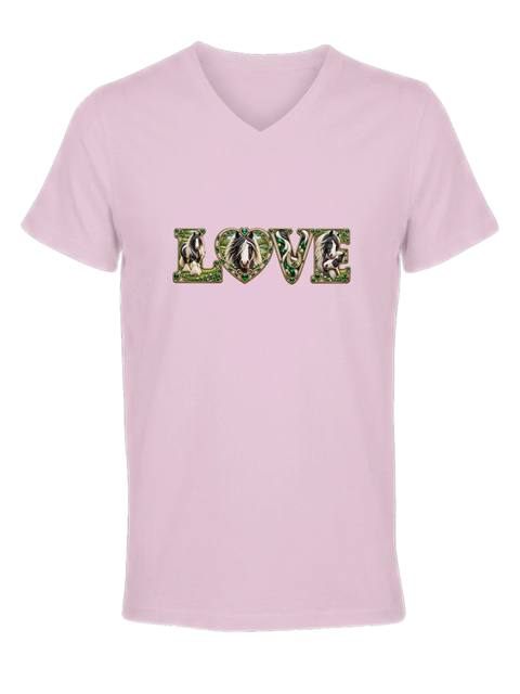 Love – Tinker in Smaragdgrün – Damen-T-Shirt V-Ausschnitt