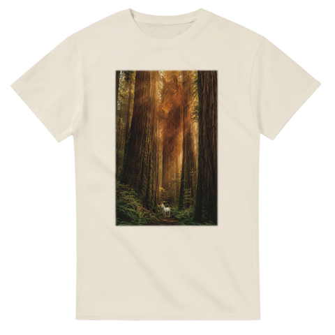 Weißer Geist im Redwoodwald – T-Shirt