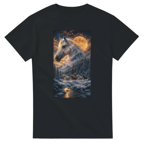 Mondnacht im Schneewald – T-Shirt