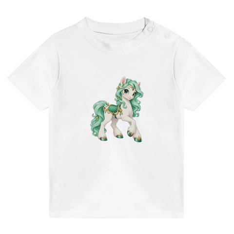 Mintzauber-Mina – Baby-T-Shirt