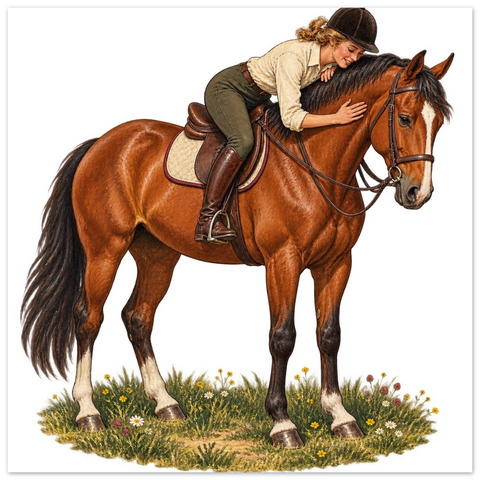 Danke, mein Pferd – Poster