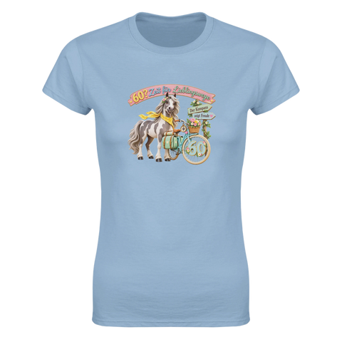 60? Zeit für Lieblingswege – Damen-T-Shirt