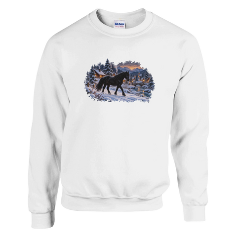 Rappe im verschneiten Bergdorf – Pullover