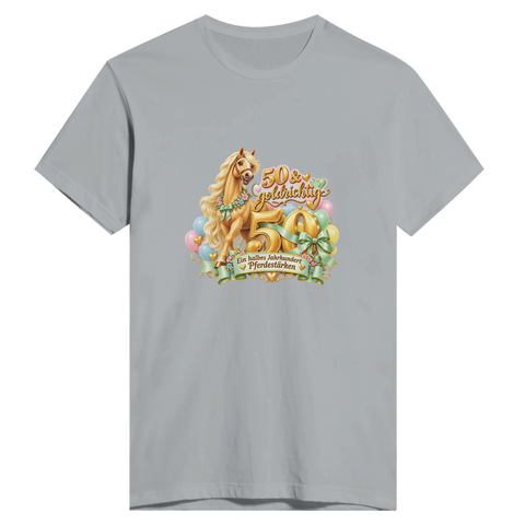 50 und goldrichtig – Herren-T-Shirt