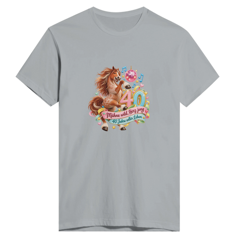 Mähne wild, Herz jung – Herren-T-Shirt