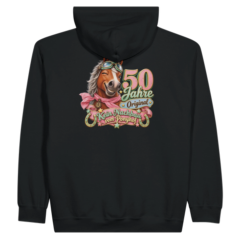 50 Jahre Original – Zip-Hoodie mit Rückendruck