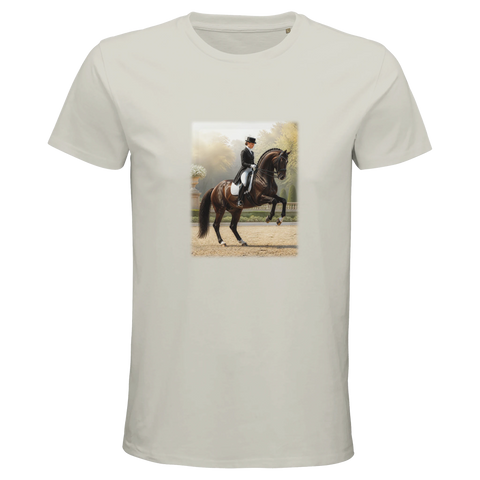 Piaffe im Morgenlicht – Bio-T-Shirt Herren