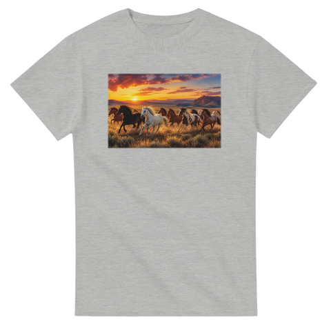 Herde im Abendrot – T-Shirt