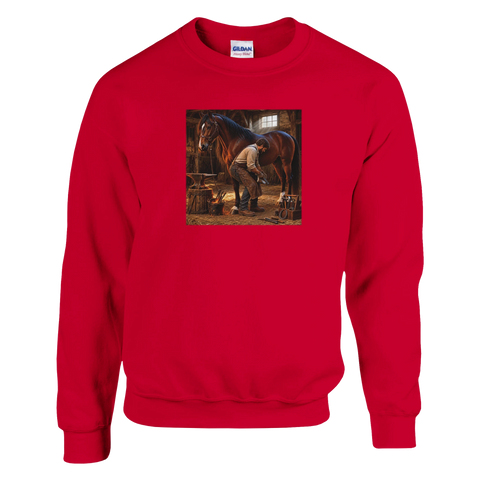 Hufschmied am Amboss – Pullover