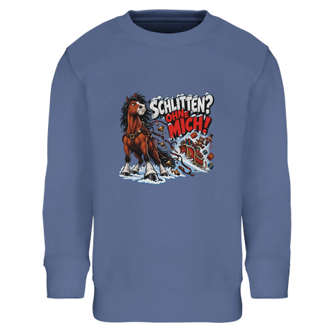 Schlitten? Ohne mich! – Kinder-Pullover