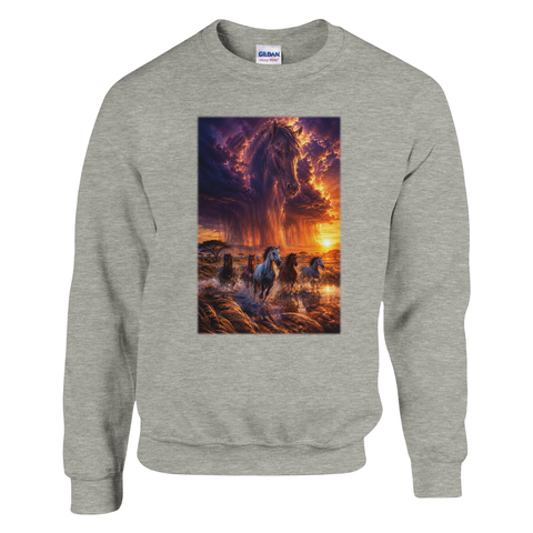 Savannensturm im goldenen Wasser – Pullover