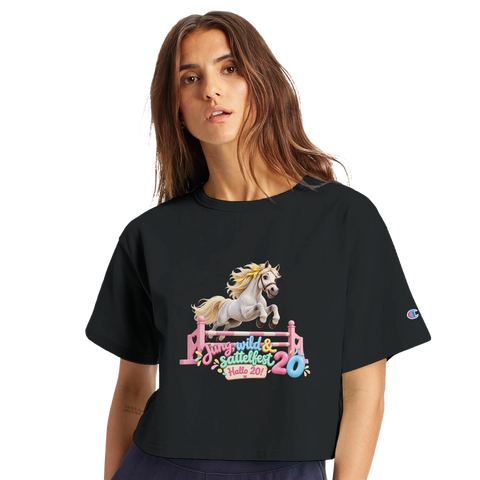 Jung, wild und sattelfest! – Crop-Top