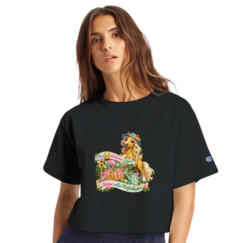 Mit 60 blüht das Leben – Crop-Top