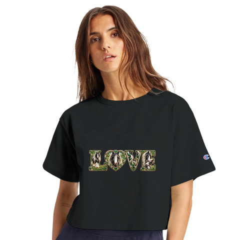 Love – Tinker in Smaragdgrün – Crop-Top