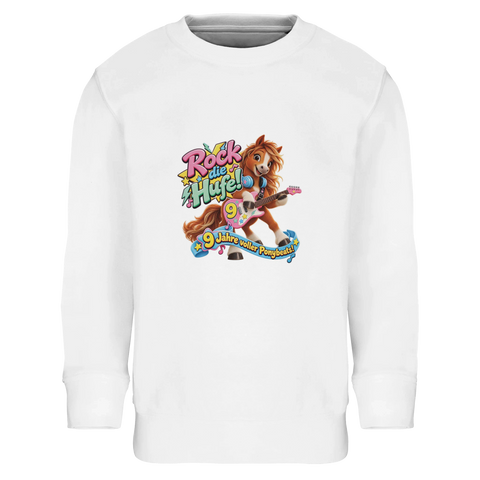 Rock die Hufe! (9 Jahre) – Kinder-Pullover