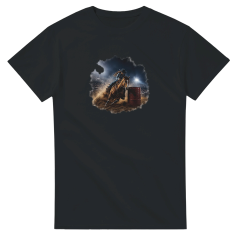 Barrel Racing bei Nacht – T-Shirt