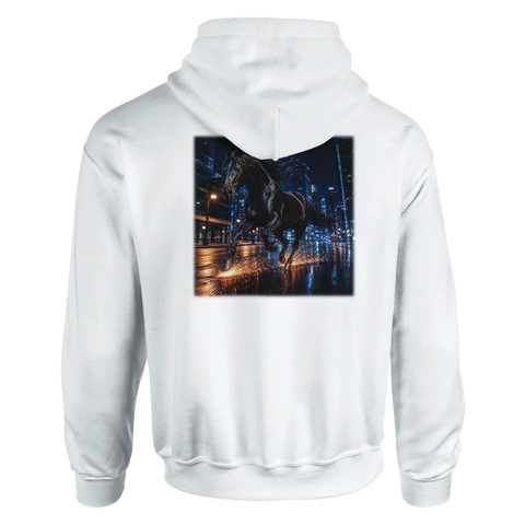 Funkenritt durch die Stadt – Hoodie mit Rückendruck