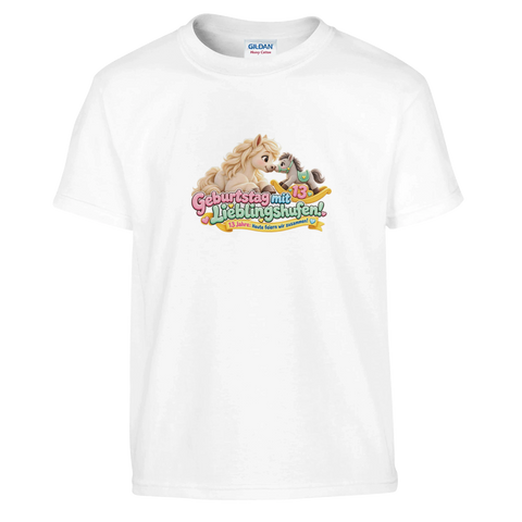 Geburtstag mit Lieblingshufen! (13 Jahre) – Kinder-T-Shirt
