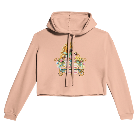 70 und herrlich gelassen – Cropped Hoodie