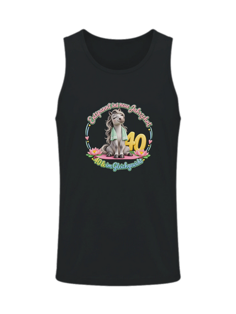 Entspannt ins neue Jahrzehnt – Herren-Tank-Top